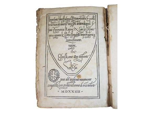 Giovanni Antonio Tagliente - Lo presente libro insegna la vera arte de lo excellente scrivere