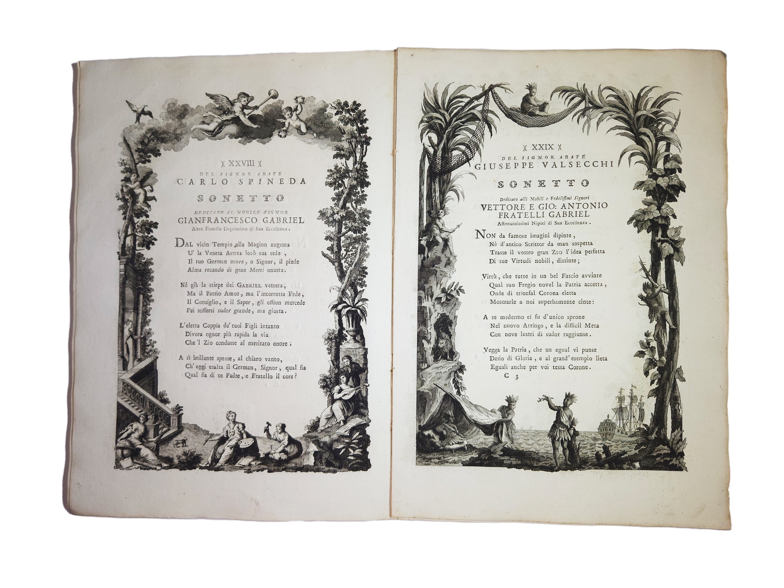 Poesie per l’Ingresso Solenne di Sua Eccellenza il Signor Gio. Antonio Gabriel Cavaliere
