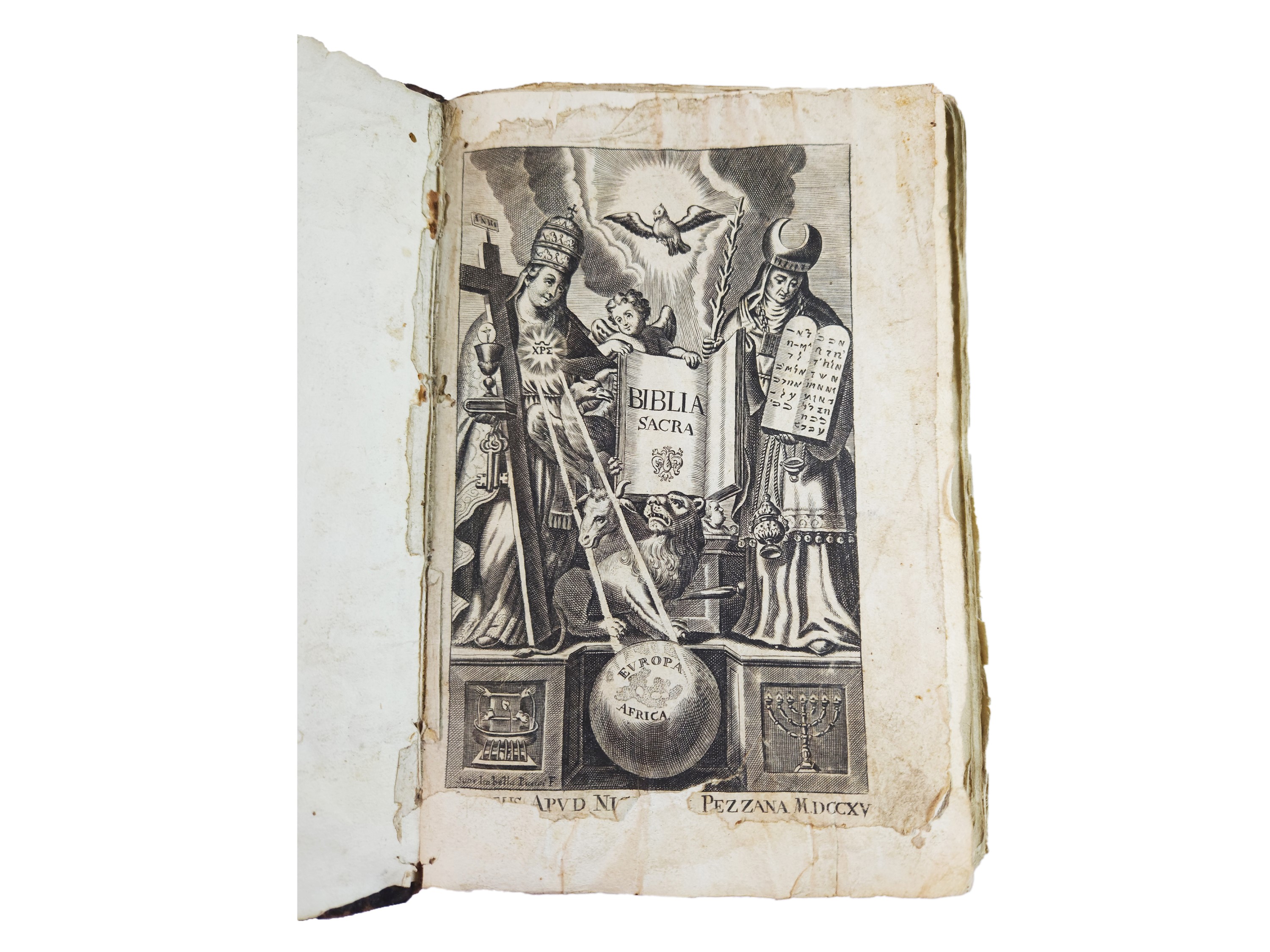 Biblia Sacra, Vulgatae editionis Sixti V jussu recognita (Nicolaus Pezzana, 1714)