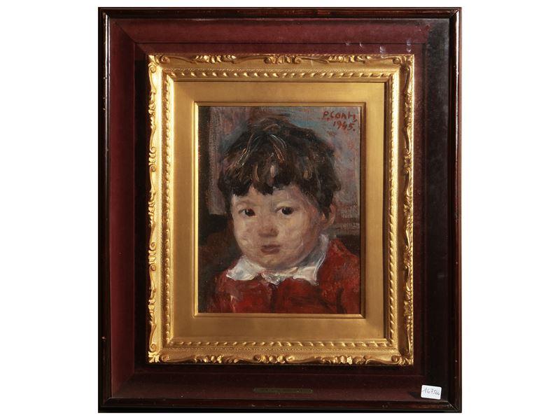 Primo Conti - Ritratto di Bambino 1945