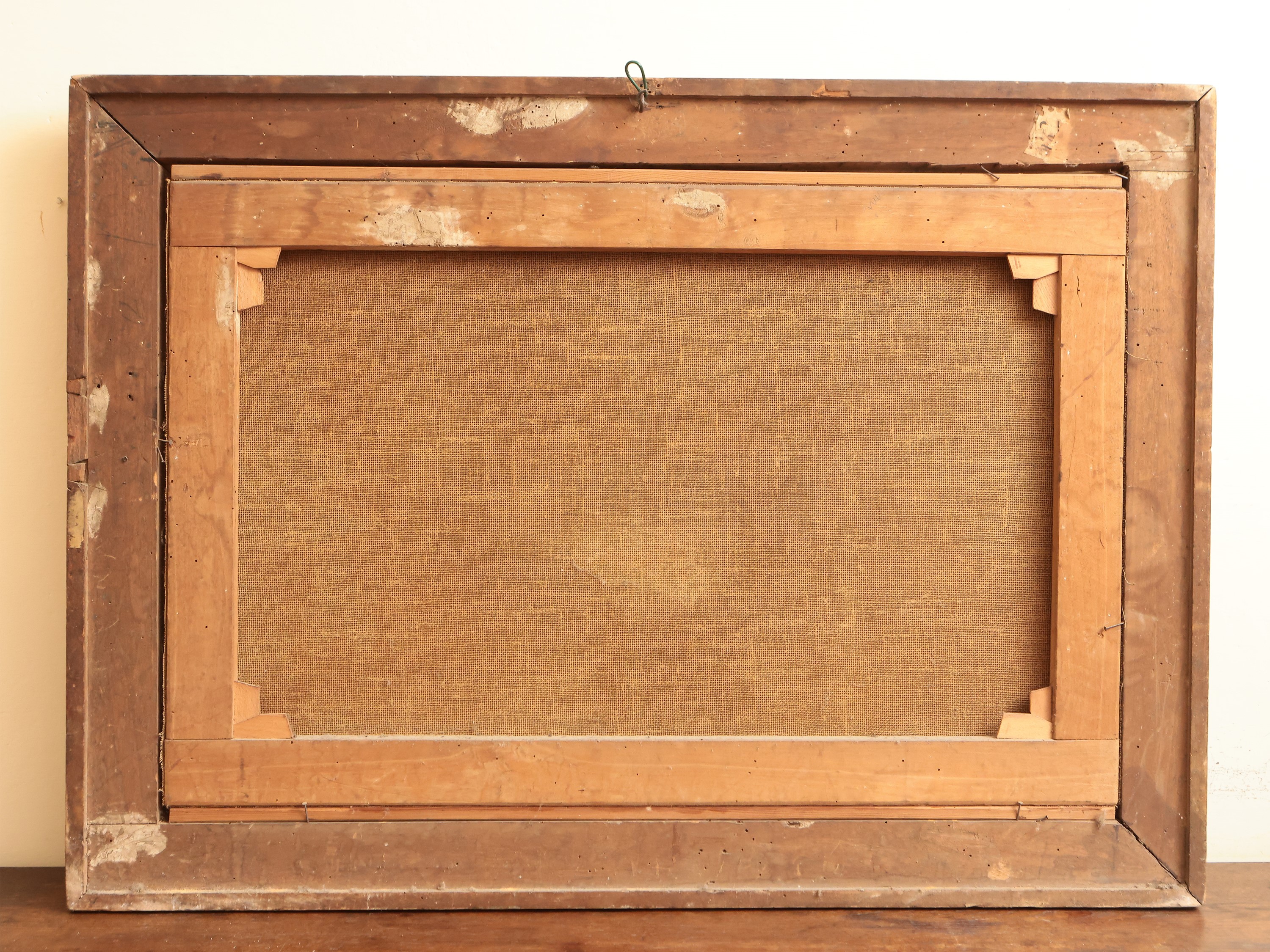 Paesaggio con veduta di Chiesa e falconiere a cavallo