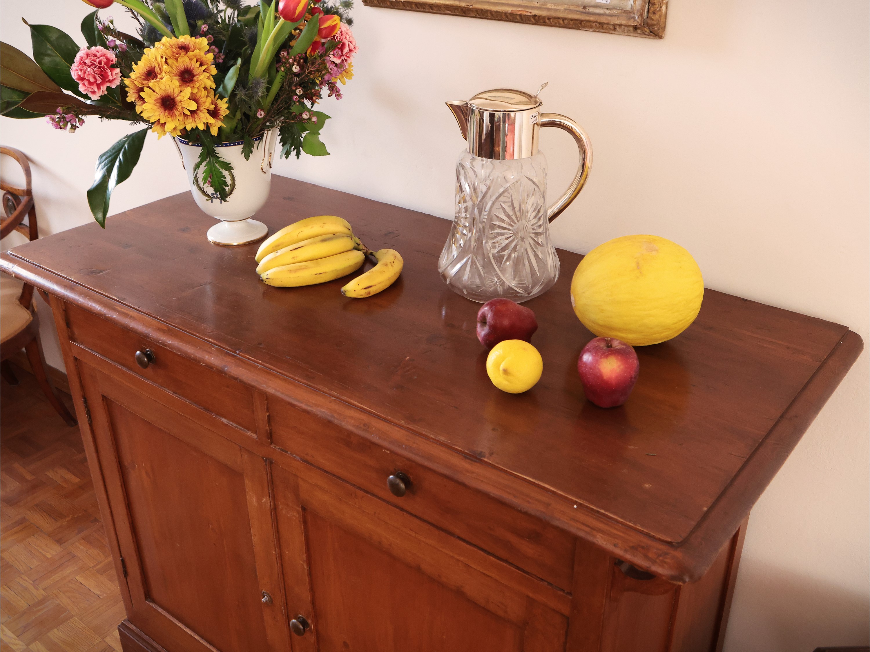 Credenza in Abete di Gusto Art Nouveau