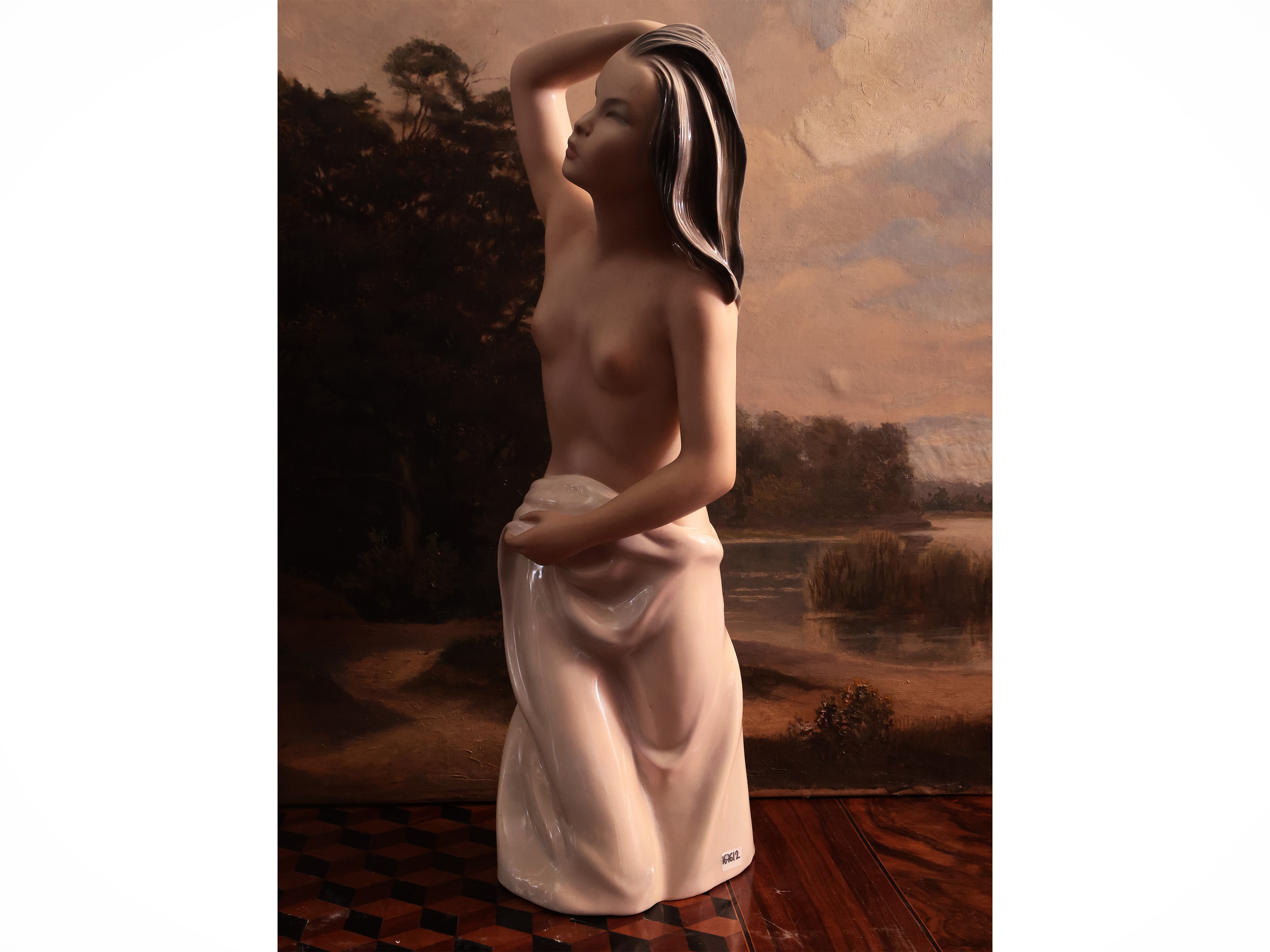 Figura in Ceramica Smaltata Emanuela, le Bertetti