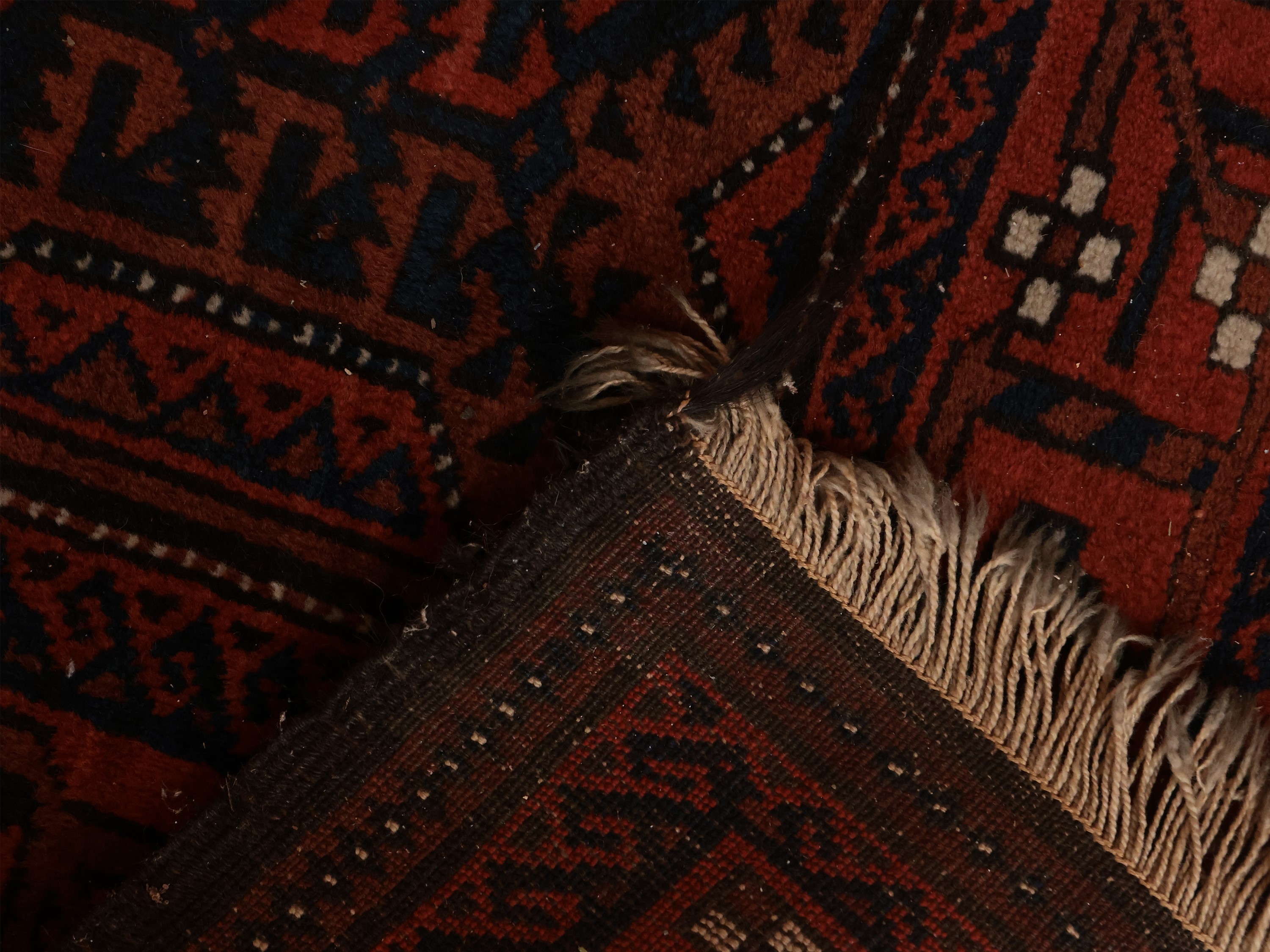 Tappeto Persiano Bukara di Vecchia Manifattura