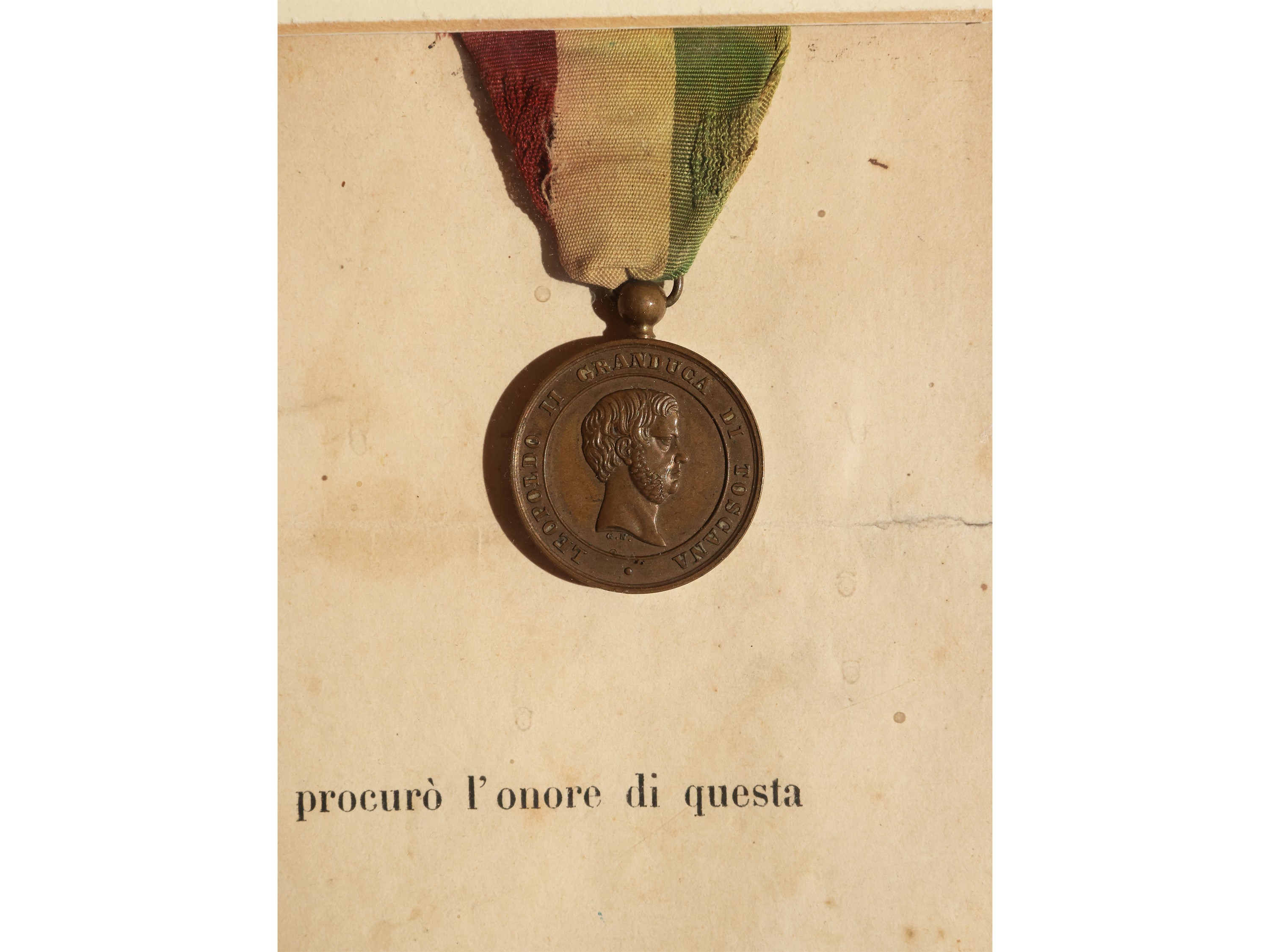 Militaria: Medaglia Milite Nazionale per la Guerra di Lombardia 1848