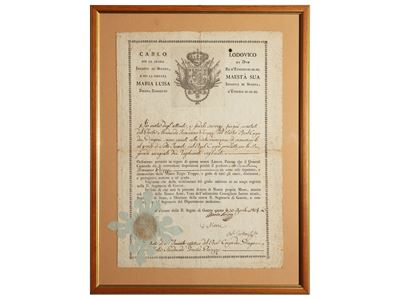 Militaria: Regno di Etruria, 1804