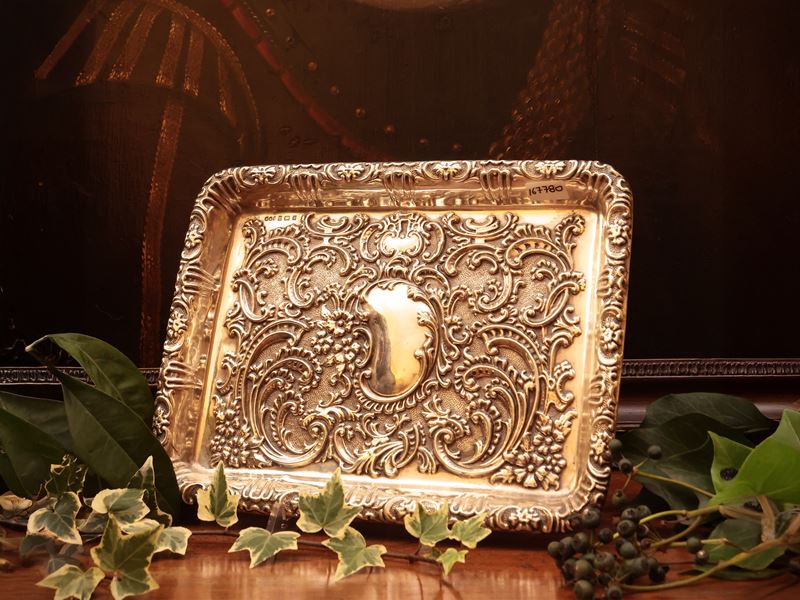Vassoio Portalettere in Argento