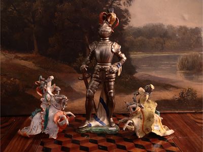 Gruppo in Ceramica Policroma, Zaccagnini