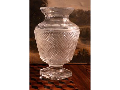 Grande Vaso in Vetro Molato
