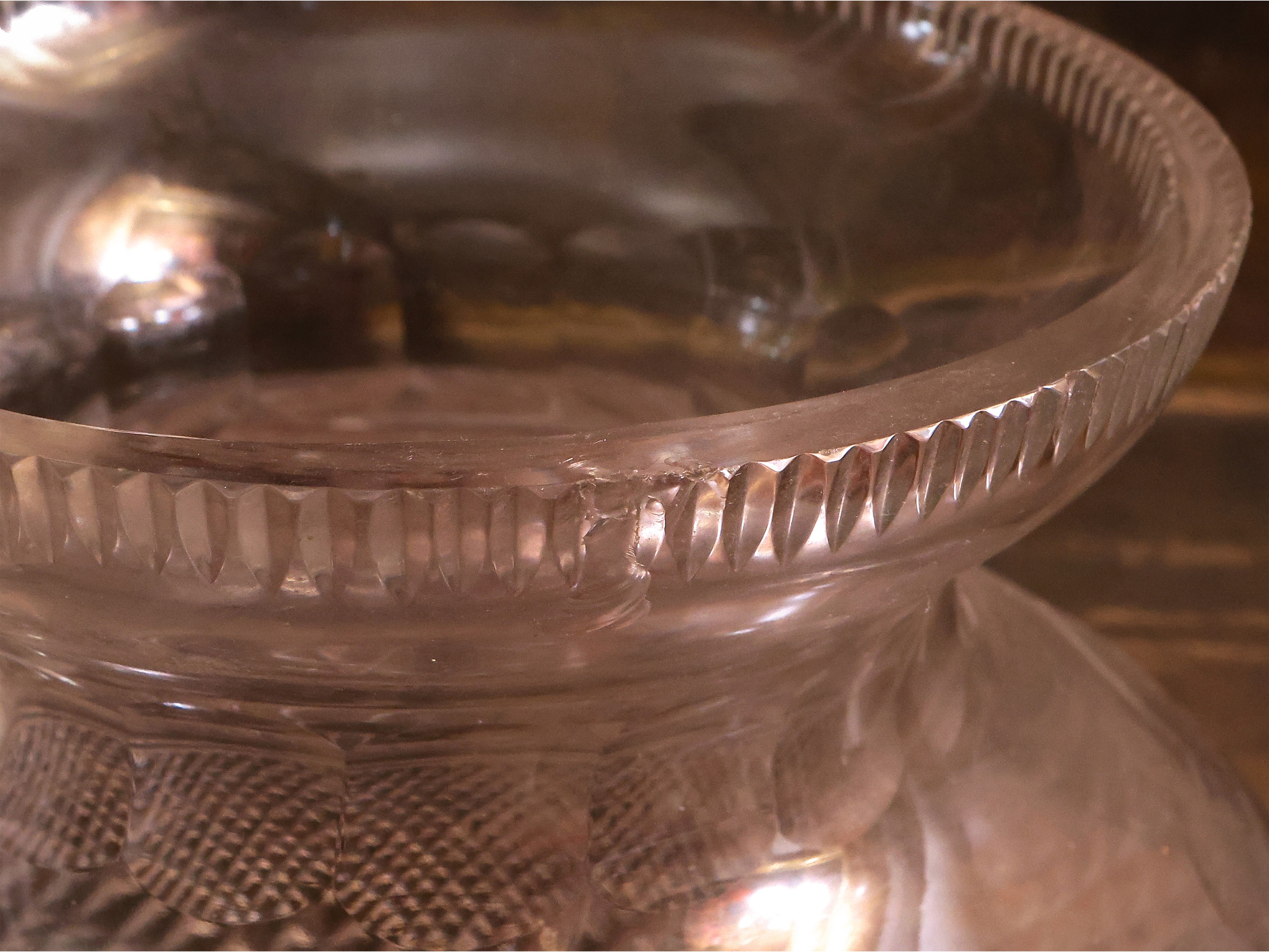 Grande Vaso in Vetro Molato