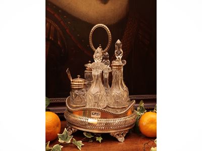 Cruet in Metallo Argentato