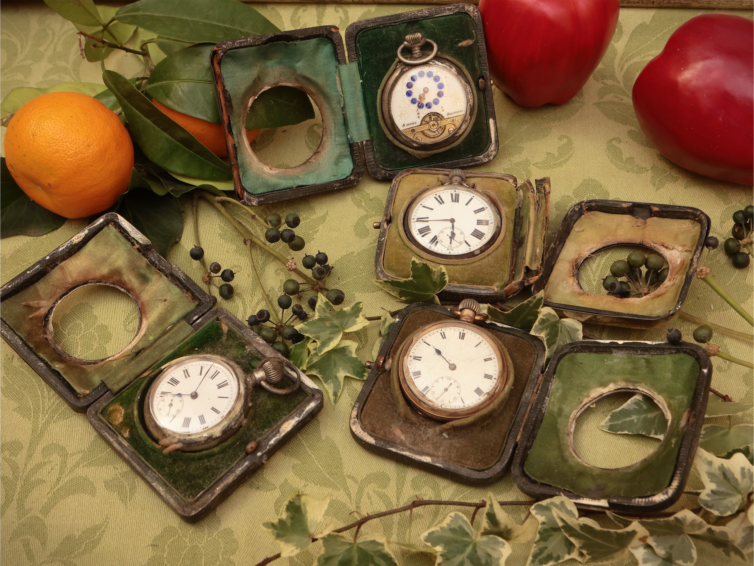 Collezione di quattro orologi da tasca