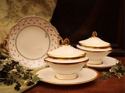 Accessori per la Tavola in Porcellana D'epoca