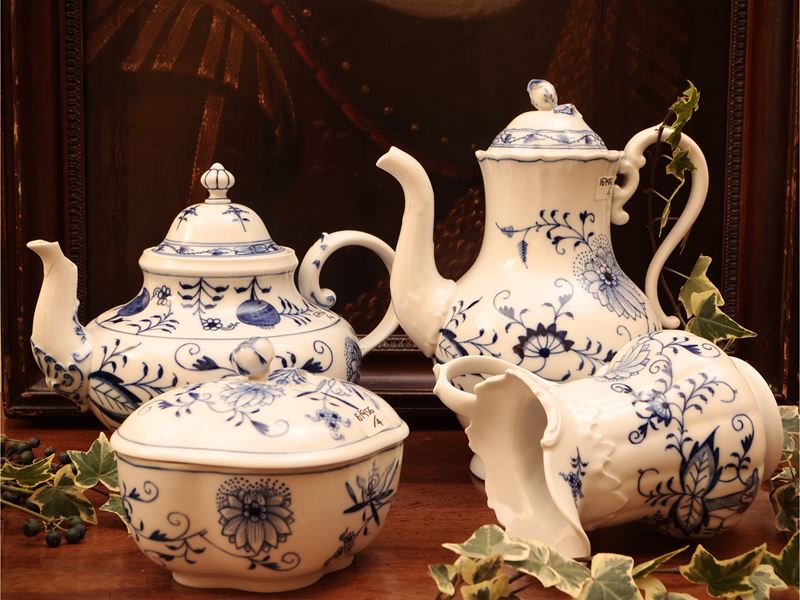 Set per Servire Caffè in Porcellana, Meissen