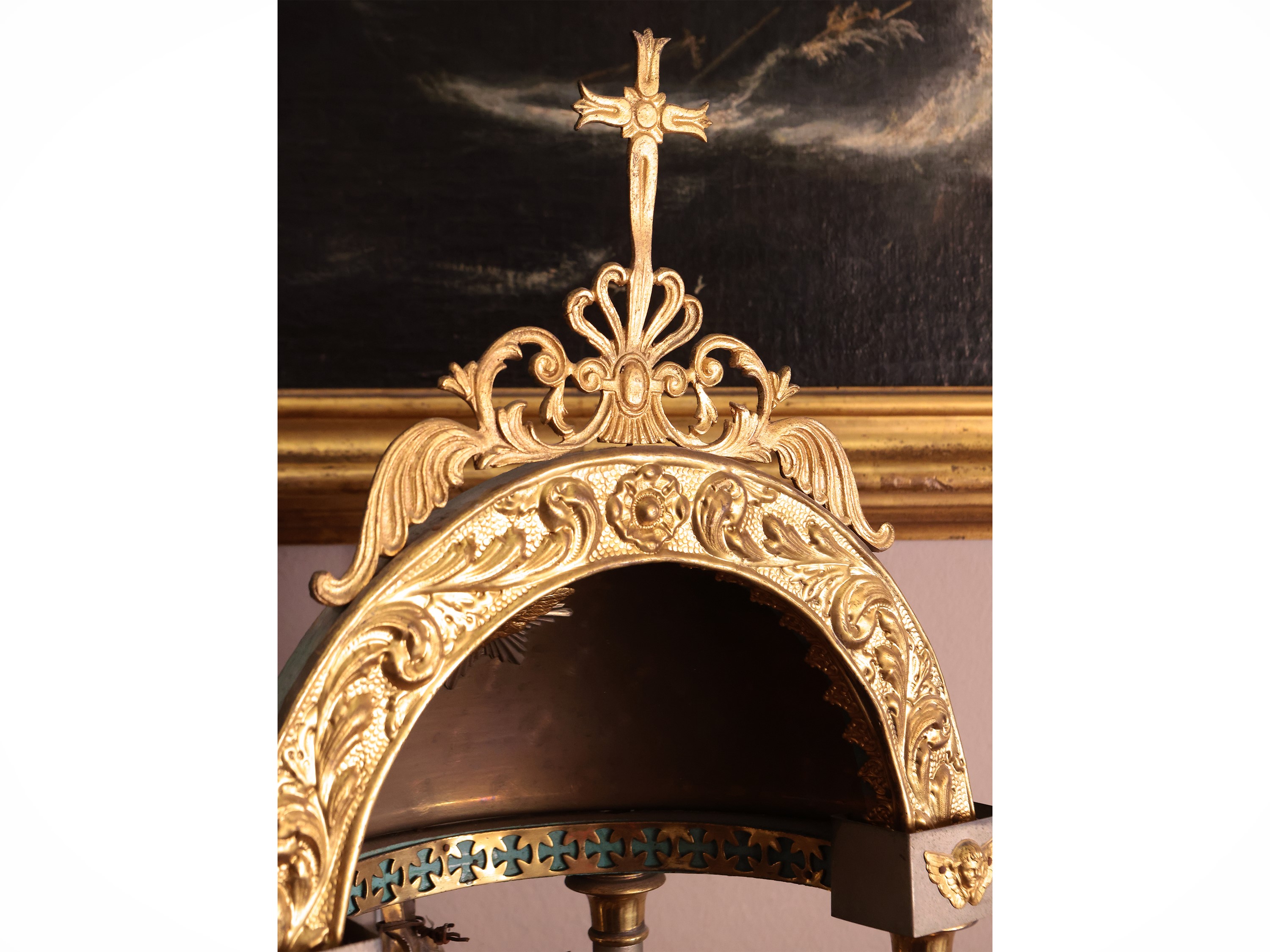 Tabernacolo in Metallo e Legno