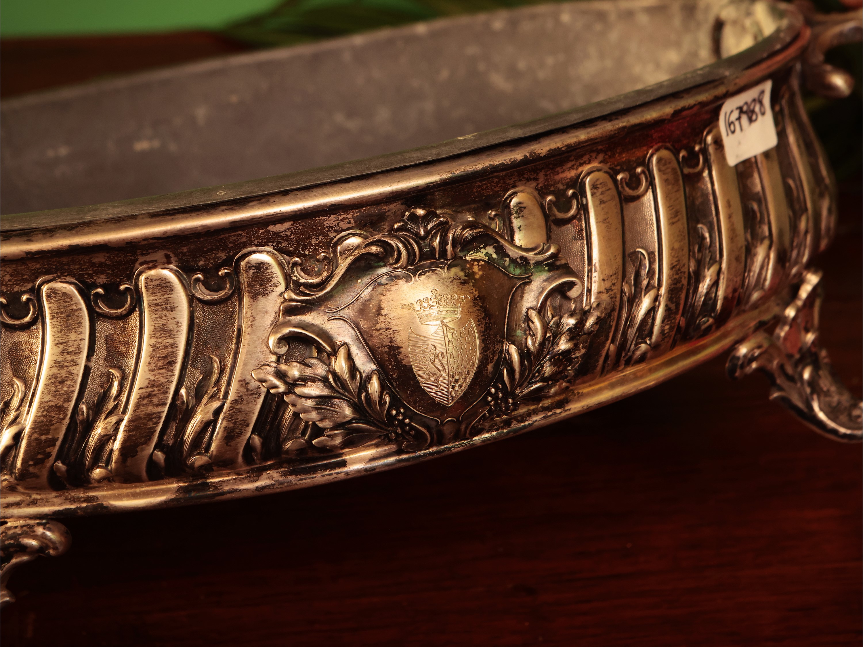 Fioriera centrotavola in argento