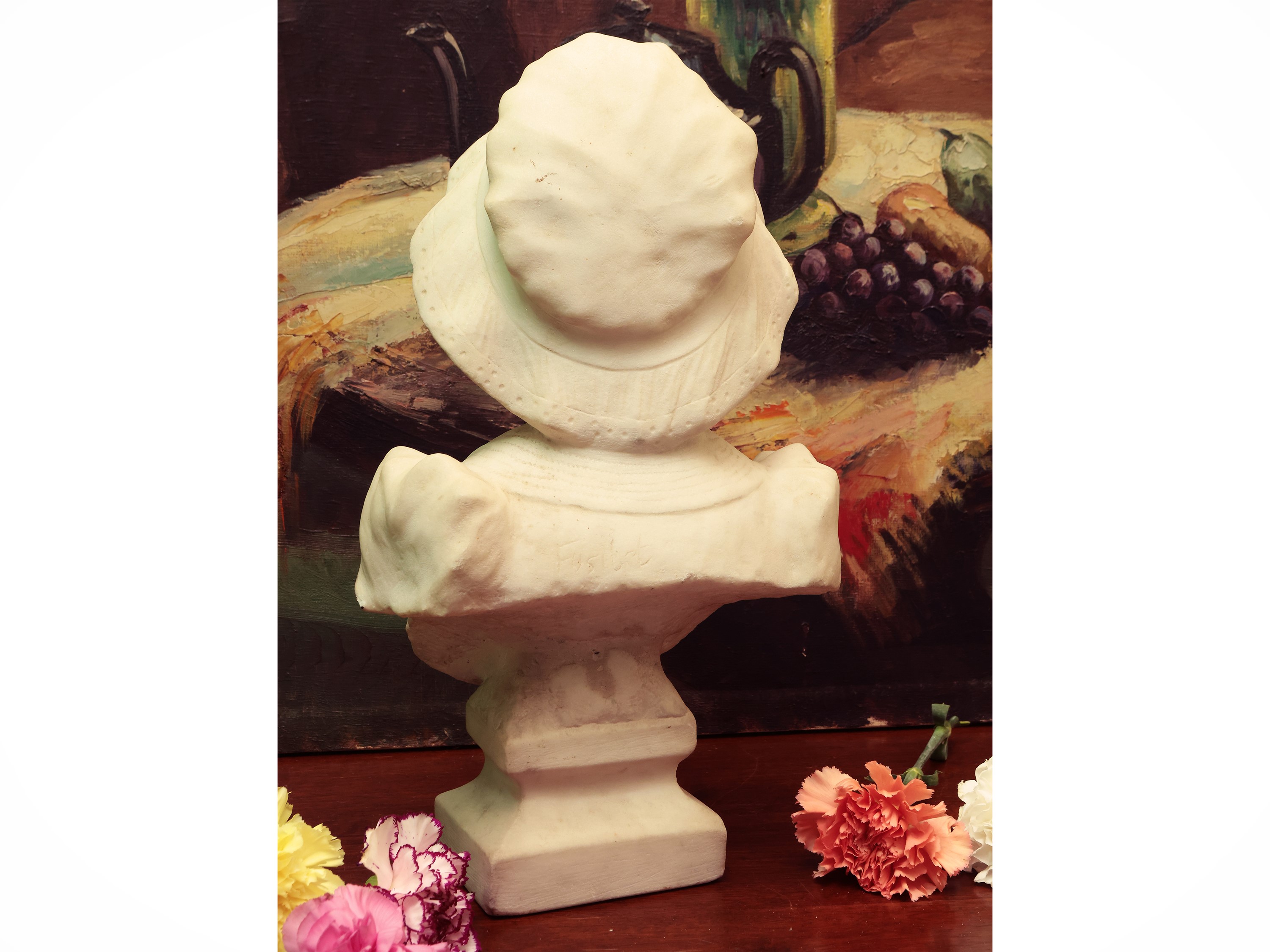 Busto di Fanciulla in Alabastro