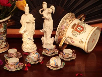 Lotto di Chinoserie in Porcellana