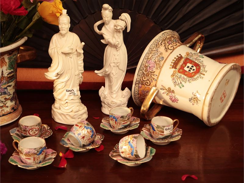 Lotto di Chinoserie in Porcellana