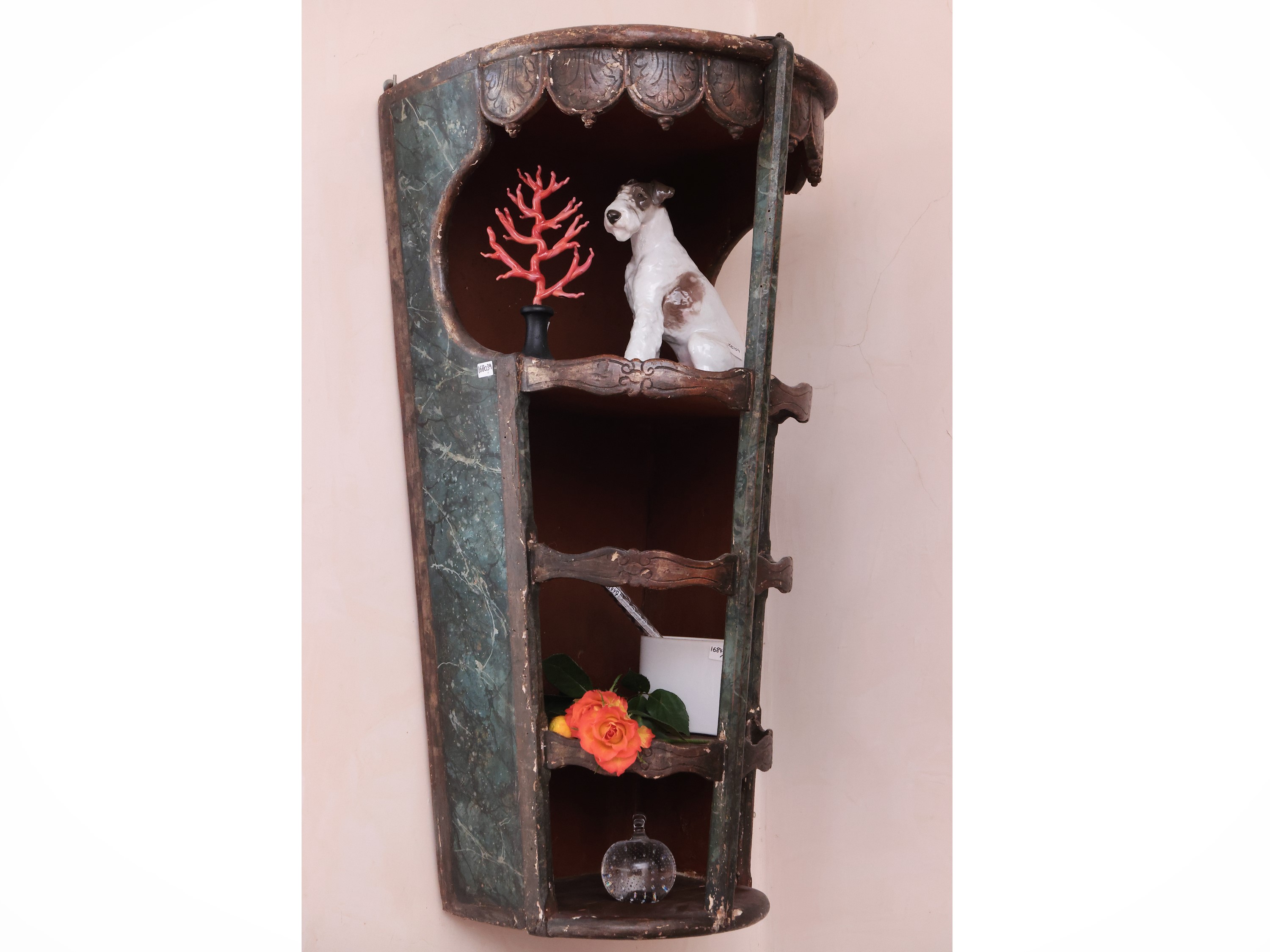 Culla per bambini in legno tenero laccato