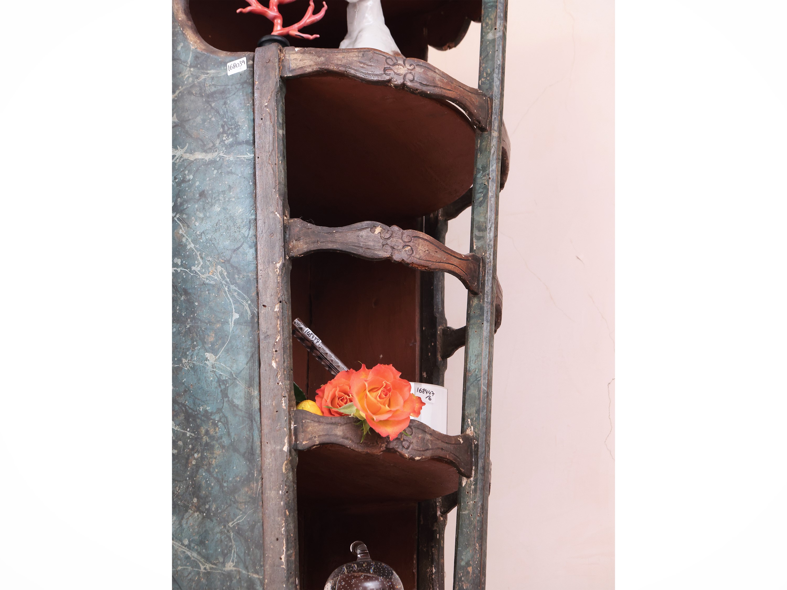 Culla per bambini in legno tenero laccato