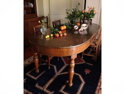 Tavolo da Pranzo Allungabile in Noce