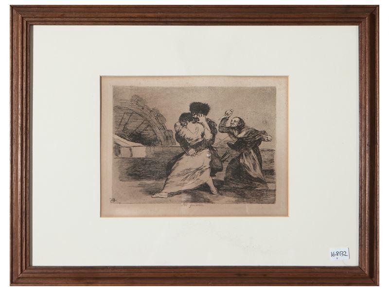 Francisco Goya - No Quieren