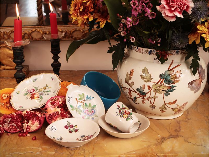 Selezione di piccole porcellane d'epoca