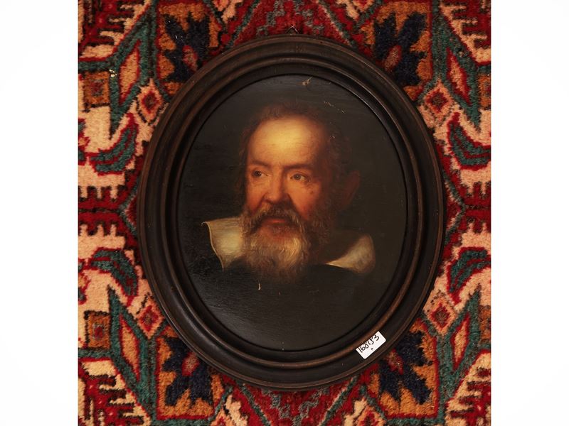 Vittorio Pozzi - Ritratto di Galileo Galilei, da Justus Sustermans