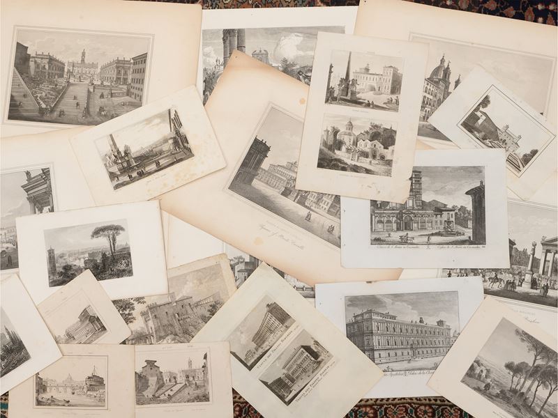 Raccolta di Ventidue Stampe su Roma