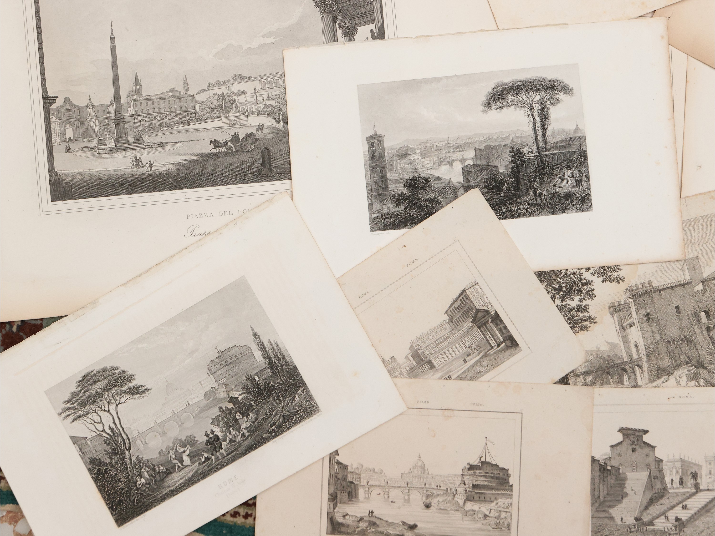 Raccolta di Ventidue Stampe su Roma