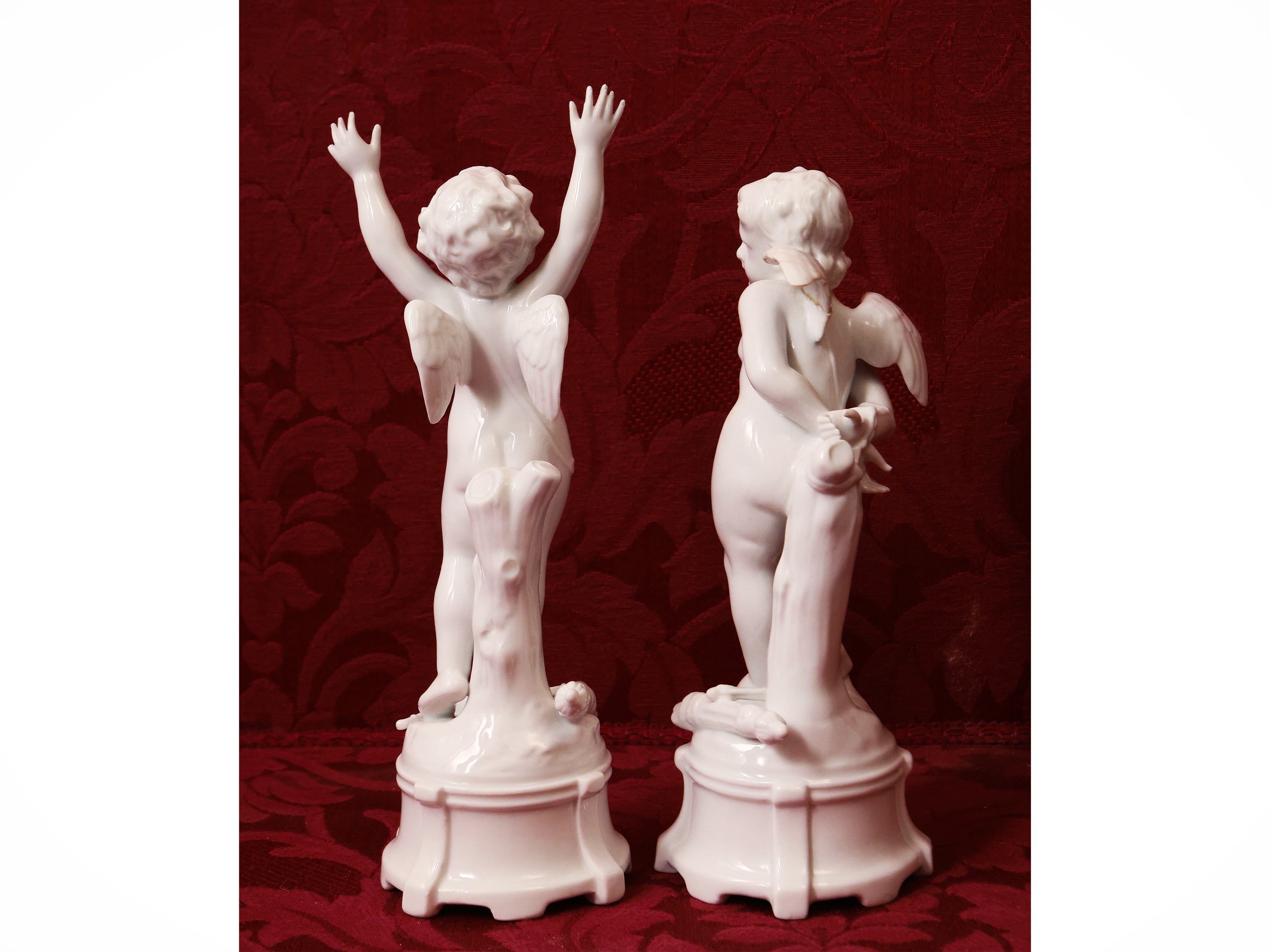 Coppia di Gruppi in Porcellana, Ginori Serie Capodimonte