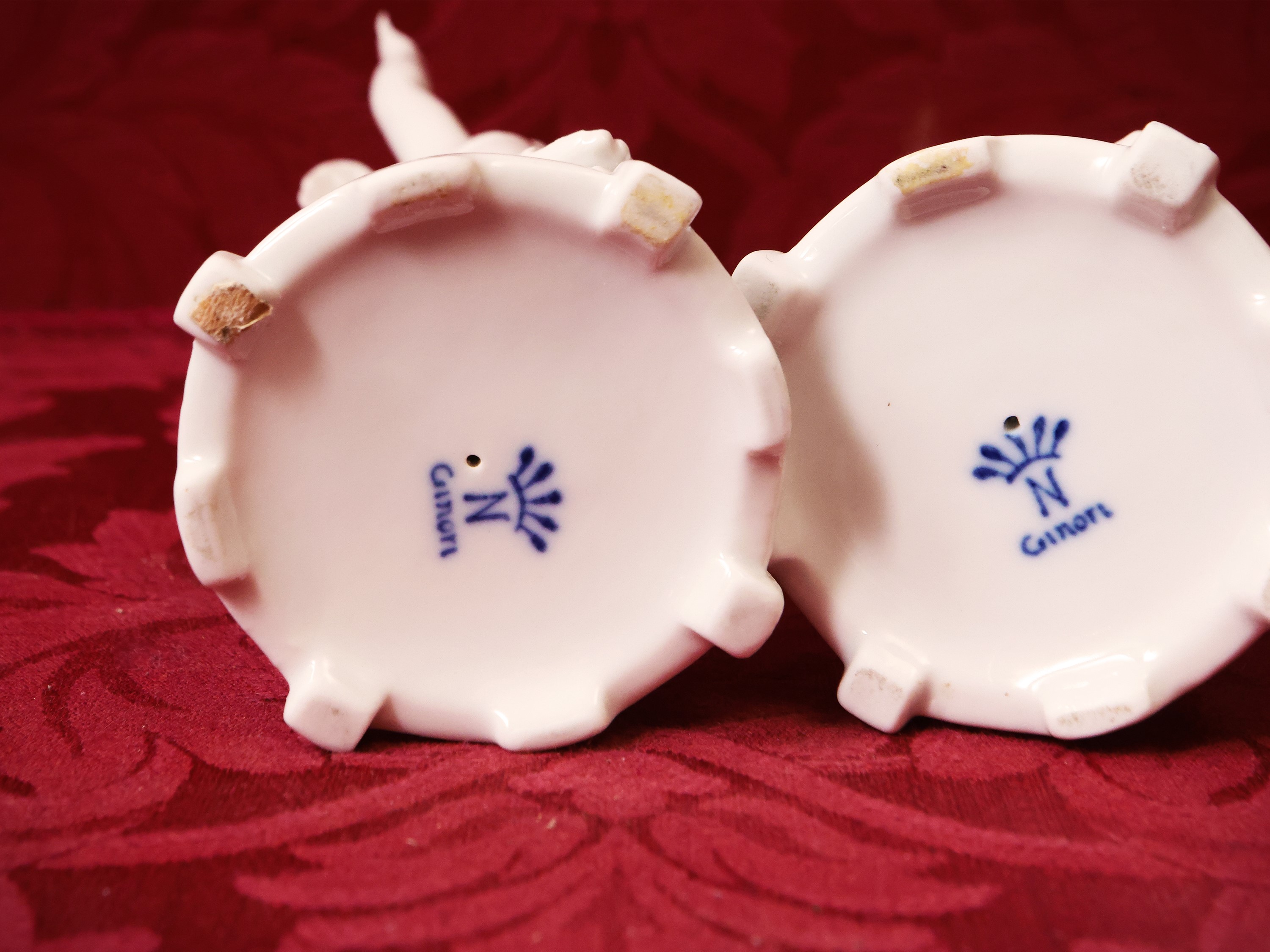 Coppia di Gruppi in Porcellana, Ginori Serie Capodimonte