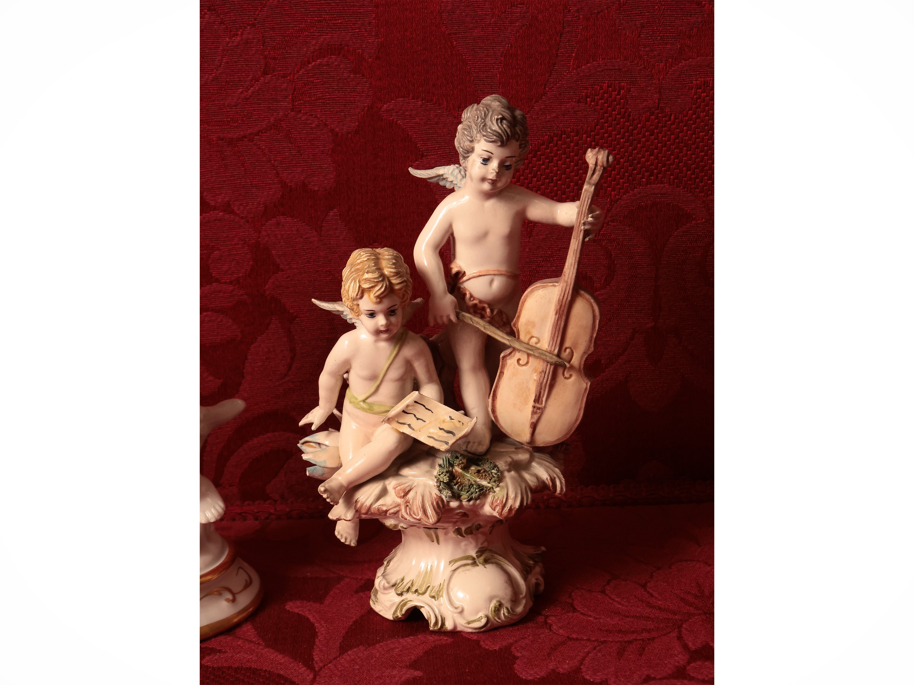 Collezione di Amorini Musicanti in Porcellana