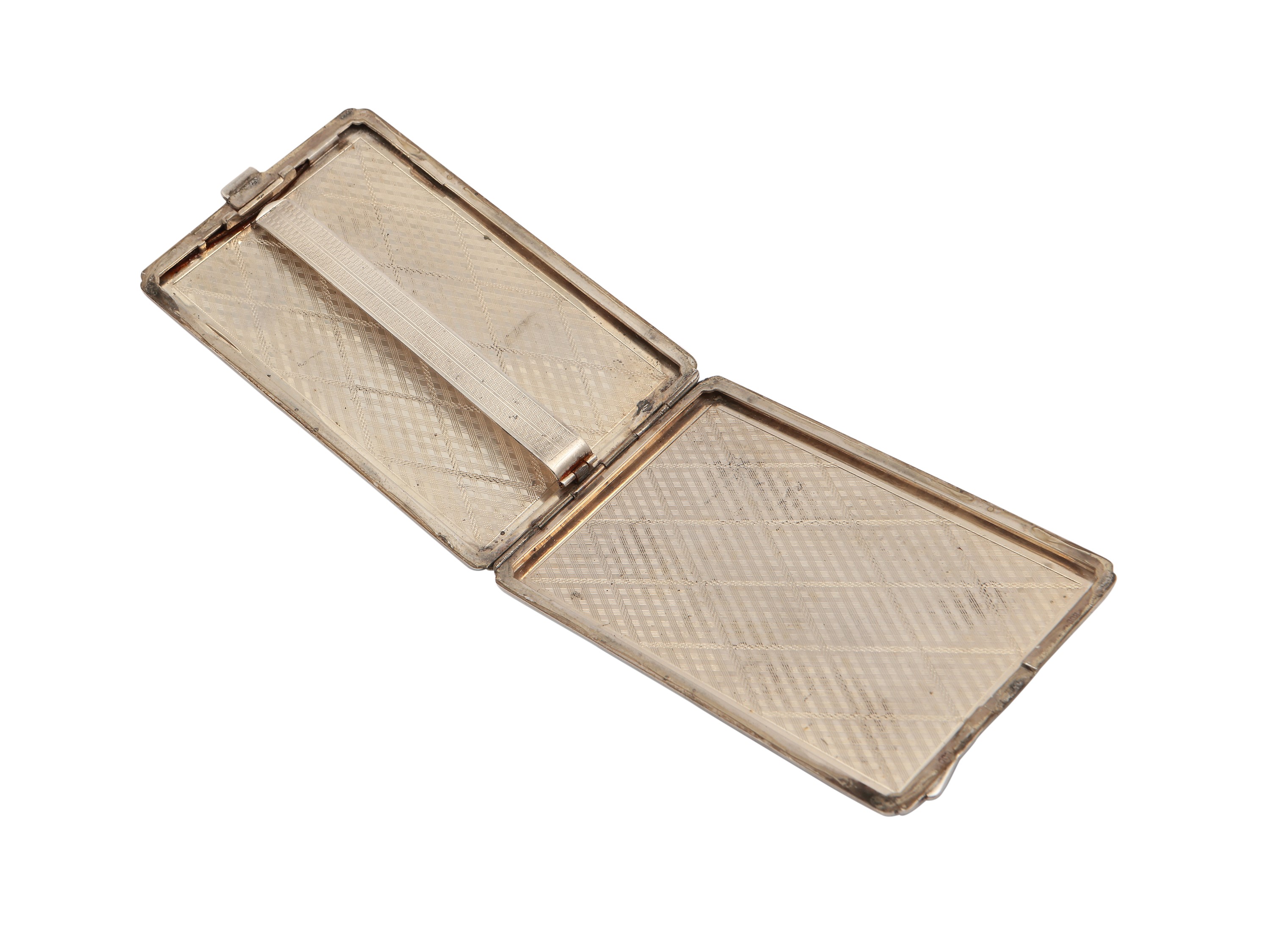 Due portasigarette in argento