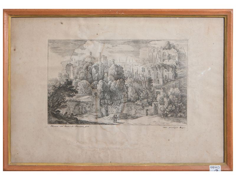 Lotto di Grafica D'epoca Decorativa