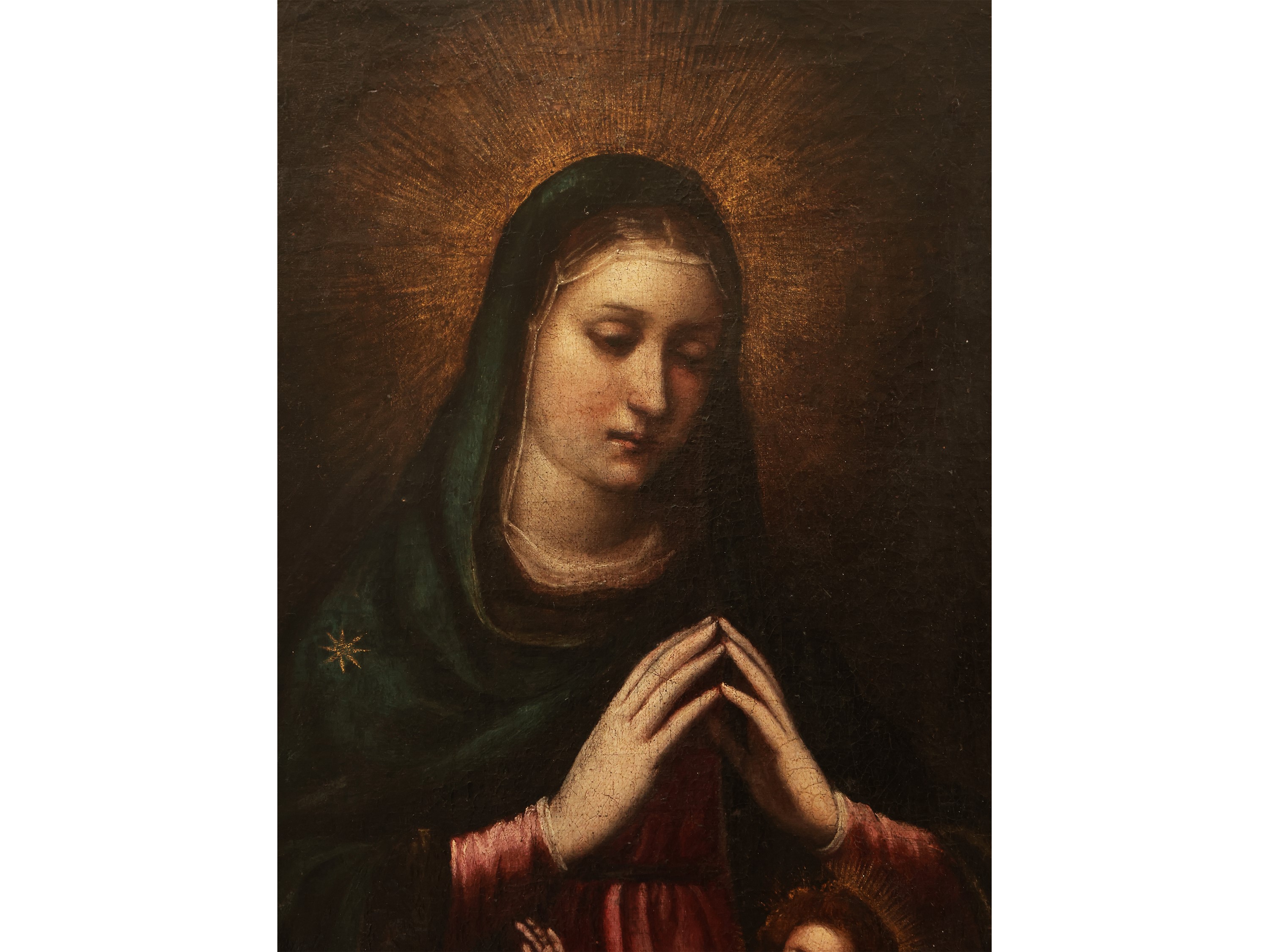Scuola Veneta del XVII - Madonna con Bambino