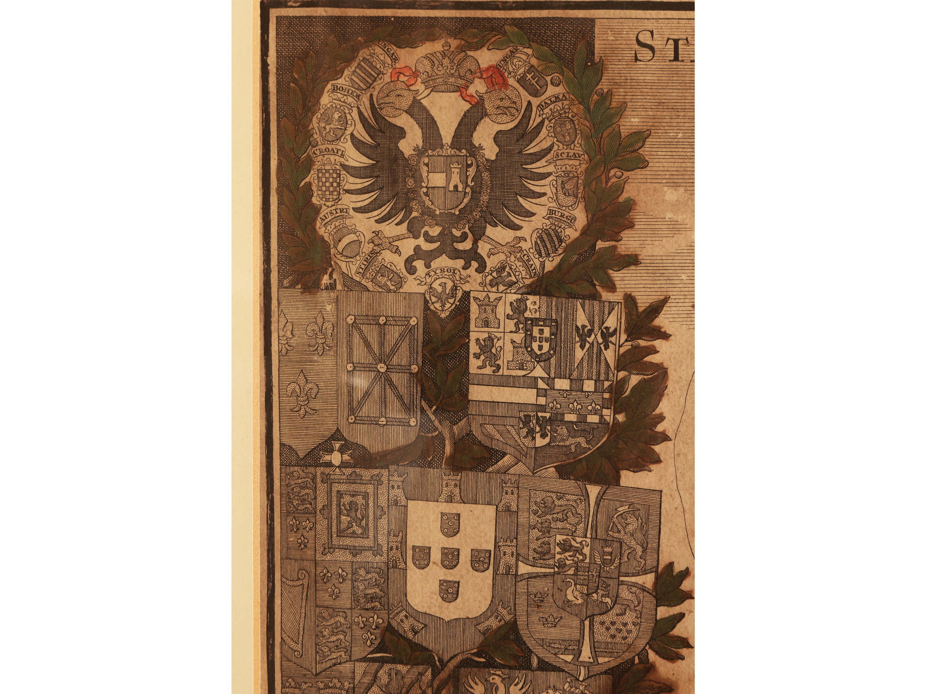 Georg Mätthaus Seutter - Statua Regum Europaeorum P. C. N. Nomina Continenens