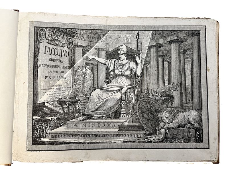 Taccuino Originale di Giovanni Battista Silvestri Architetto