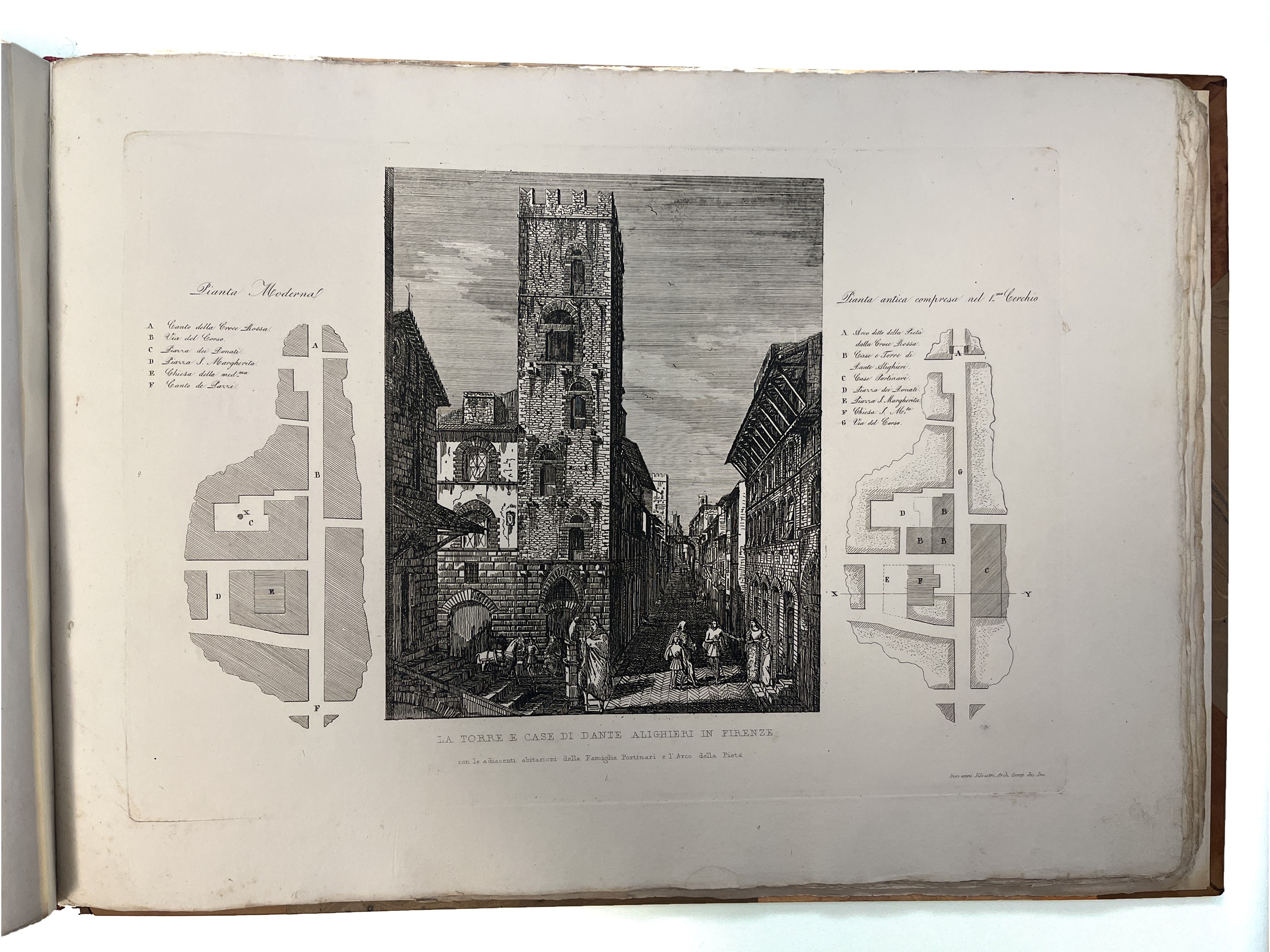 Taccuino Originale di Giovanni Battista Silvestri Architetto