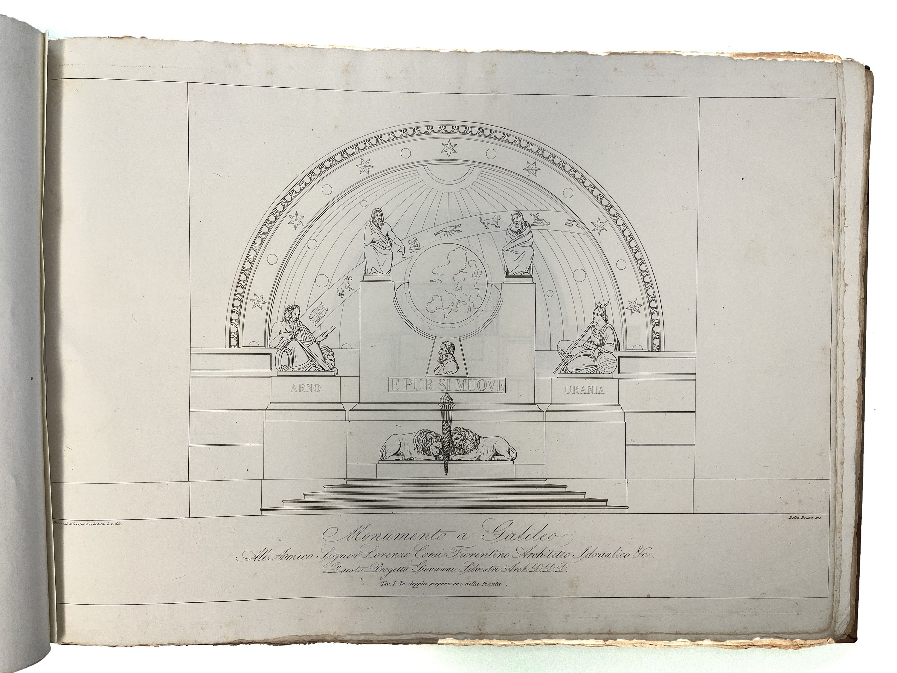Taccuino Originale di Giovanni Battista Silvestri Architetto
