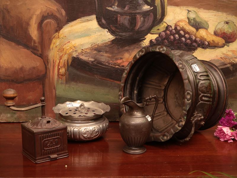 Lotto di Oggetti Rustici D'epoca