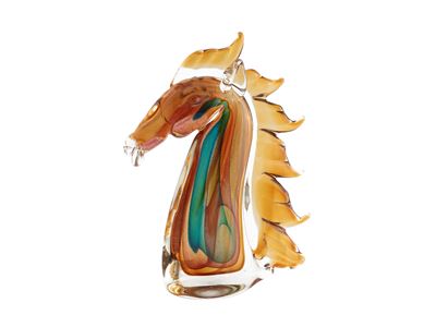 Testa di Cavallo in Vetro Sommerso
