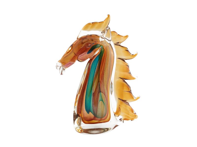 Testa di Cavallo in Vetro Sommerso