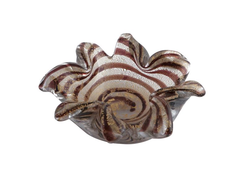 Coppa Barovier & Toso della serie " Zebrati"