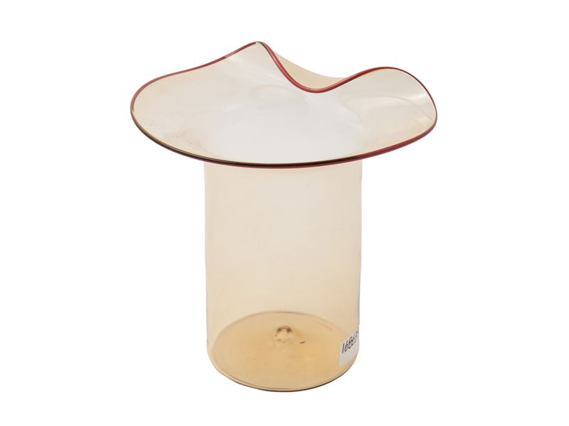 Vaso della serie "Svolazzi" design O. Thorsen e B. Karlsson per Venini