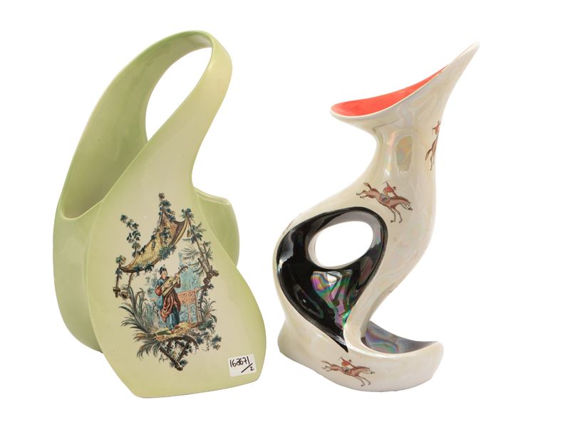 Due Vasi Decorativi in Ceramica