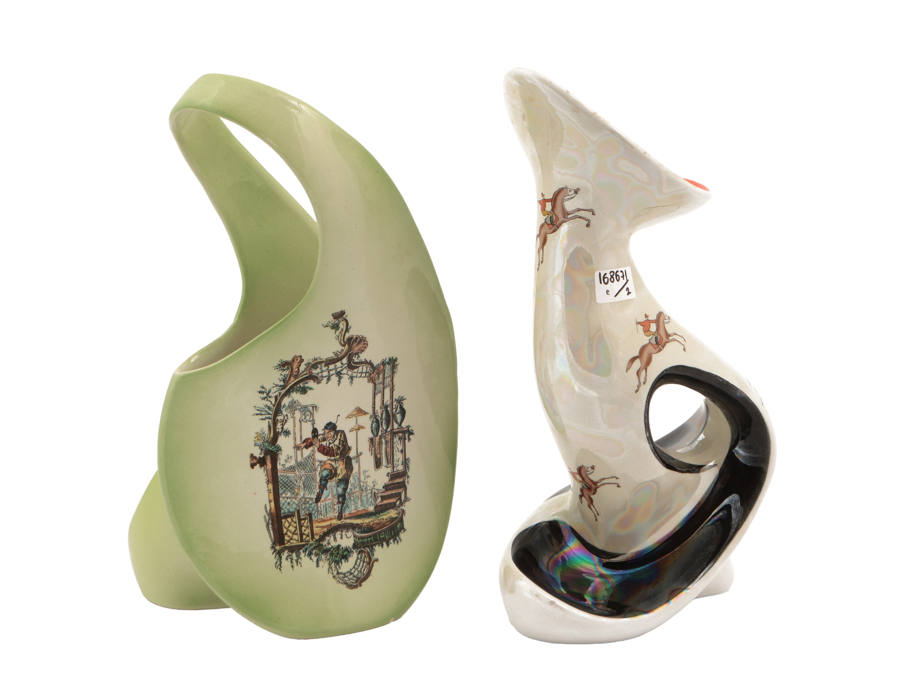 Due Vasi Decorativi in Ceramica