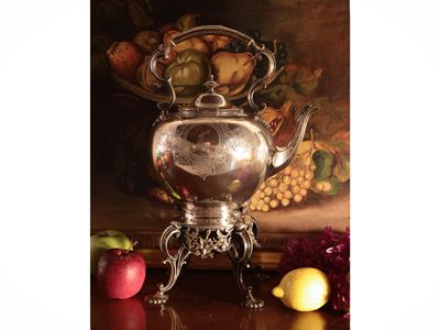 Samovar in Metallo Argentato