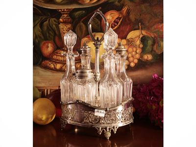 Cruet in Metallo Argentato